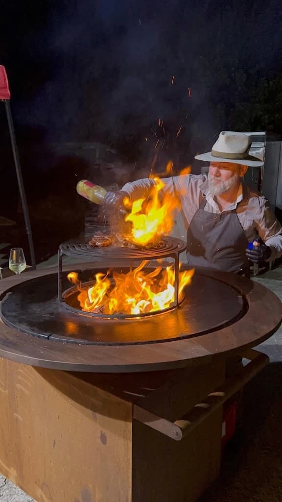Live Cooking Trilogy, flambé la foc